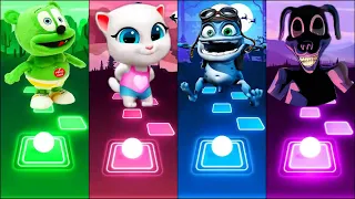 Gummy Bear vs Talking Angela vs Axel F vs Cartoon Dog | Tiles Hop EDM Rush