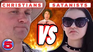 Christians EMBARRASS Themselves Against Satanists | Channel5 Satanic Temple Reaction (DEBATE REVIEW)