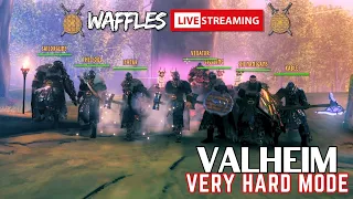 YAG TEAM ASSEMBLE!!! | Valheim VERY HARD Livestream #22