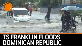 Tropical Storm Franklin dumps torrential rain on the Dominican Republic | AccuWeather