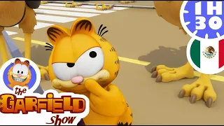😼 ¡Garfield defiende el suelo de los invasores! 😼 - El Show de Garfield