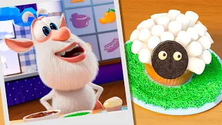 Booba ⭐ New 🌰 Marshmallow sheep - Food Puzzle 🐑 Episodes collection 💚 Moolt Kids Toons Happy Bear