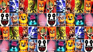 Five Nights at Freddy's FNAF 1 2 3 4 5 6 7 8 9 10 All Jumpscares Simulators FNAF 2023