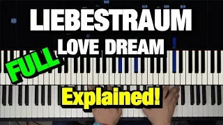 Liszt Liebestraum No 3 Love Dream Piano Tutorial - How to Play Lesson (Liebesträume) (Part 1 of 4)