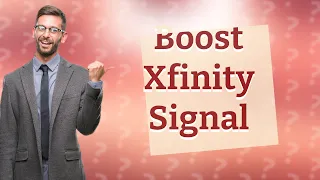 How do I fix my weak Xfinity signal?