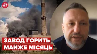 пушилін тиждень стирчав в Маріуполі, – АНДРЮЩЕНКО про пожежу на “Сателіті”