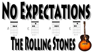 No Expectations The Rolling Stones Guitar Chords