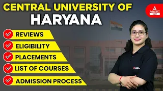 Central University of Haryana Admission 2022 | Eligibility, List of courses, Placements, Reviews