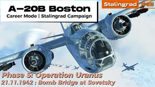 A-20B Boston Career | Bomb Bridge at Sovetsky | IL-2 Sturmovik Stalingrad #25