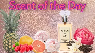 SOTD: Madame Gres by Parfums Gres, a fruity-floral with a soft vanilla and leather base 🤎💛❤