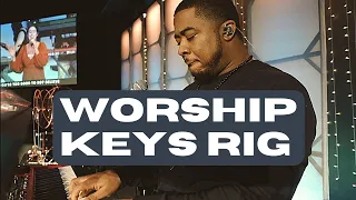 My Live Worship Keys Rig | Deyquan Bowens