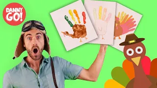 Turkey Hand Ideas For Thanksgiving! 🦃✋ | Arts and Crafts for Kids | Danny Go!