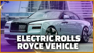 The new Rolls Royce Spectre The electric Rolls Royce vehicle.