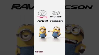 Toyota RAV4 VS hyundai Tucson minions style funny#tiktok #funny #status #trending#foryou#viralvideo