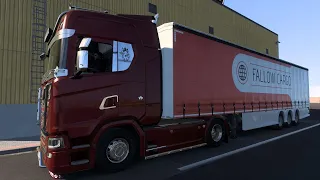 Scania S V8 With Logitech G29 In 2k Resolution On Euro Truck Simulator 2