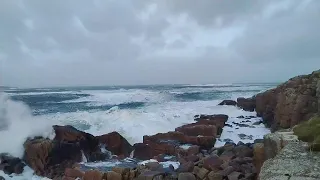 Waves pound Irish coast as storm Isha approaches landfall | AFP