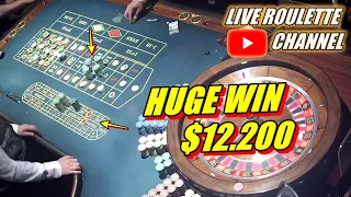 🔴 LIVE ROULETTE |🚨 HUGE WIN 💲12.200 In Real Vegas Casino 🎰 Tuesday Session ✅ 2024-05-14