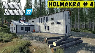 FS 22 - Ставлю производство мебели.  Лесоруб в Глуши.  HOLMAKRA # 4