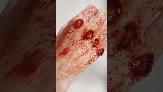 The most dangerous wound deception is cinematic makeup 🔥 #sfx #youtubeshorts #sfx_makeup #shorts