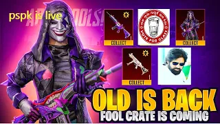 joker fool set & m416 crate opening #m416fool #crateopening #bgmi #joker #uc #livestream #bgmilive