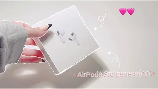 Unboxing Airpods 3rd Generation | Aesthetic✨🤍