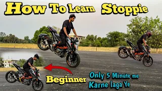 How To Learn Stoppie on KTM bike  | Stoppie kaise Sikhe  only 1day Jojomotovlogs