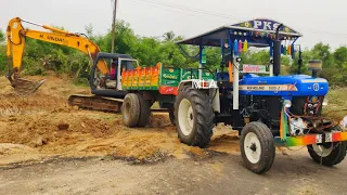 New Holland 3600 hp power plus tractor with fully loaded trolley | John Deere tractor power | CFV