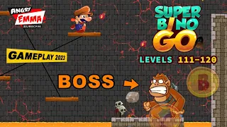 Super Bino Go - Levels 111-120 + BOSS (Gameplay 2023)