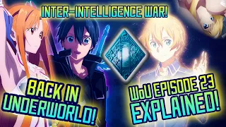 Sword Art Online Alicization EXPLAINED - WoU FINALE EP23, New World! | Gamerturk Reviews