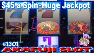 HANDPAY JACKPOT🤩 Triple Double MOOLAH! Slot Machine Max Bet $45, Pechanga Casino 赤富士スロット ジャックポット！