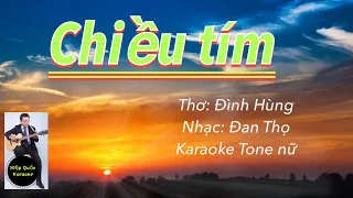 Chiều Tím-Karaoke Tone Nữ-B-Pop-T94-Quốc Hiệp