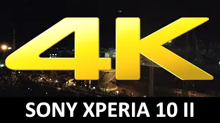 SONY XPERIA 10 II пример 4K видео 21:9