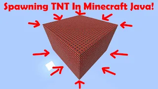 *Insane*How To Spawn MILLIONS Of TNT in Mincraft Java(Tutorial)