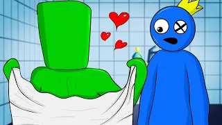 Blue x Green Bathroom - Rainbow Friends Animation meme