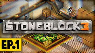 Minecraft StoneBlock 3 | THE BEST STONEBLOCK YET! #1 [Modded Questing Stoneblock]