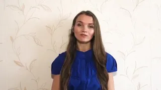 Actress' self tape in English. Визитка актрисы на английском. Алена Золочевская.