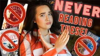 ❌I'LL NEVER READ THESE BOOKS 🚫 anti-tbr tag! (scary fantasy and old white men)