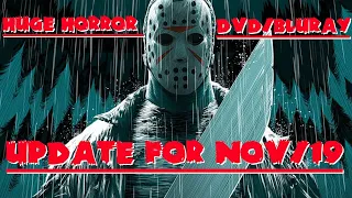 Huge Horror DVD/Bluray Update 4 Nov/19