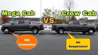 Comparing The Crew Cab and Mega Cab  For The 2020 Heavy Duty RAM 3500 Cummins