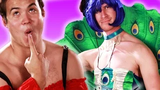 Boyfriends Try Their Girlfriends’ Sexy Halloween Costumes