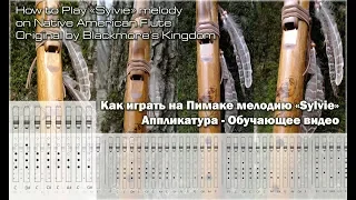 Как играть на пимаке мелодию - How to play Sylvie melody (by Blackmore) - NAF F