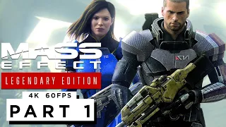 MASS EFFECT LEGENDARY EDITION Walkthrough Gameplay Part 1 - (4K 60FPS) 3090 RTX Max Settings