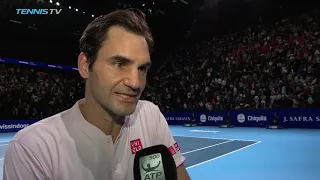 Federer: 'I Think It Was My Best Performance This Week' In Basel 2018