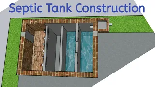 Septic Tank Design With Soak Pit ll What is Septick Tank ll Septic Tank Construction