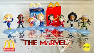 The Marvels Movie McDonald’s Happy Meal Collection. All 8 Toys. July 2023