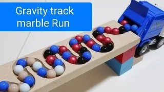 Gravity track marble run 重力トラック マーブル ラン(‎Marblerun873 )#002