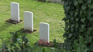 In Mons, the first and last British WWI casualties rest