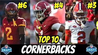 THESE are the TOP 10 CBs in the 2024 NFL Draft