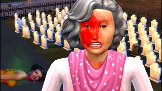 Sims 4 Granny goes on a killing spree// Killing every sim in the sims 4