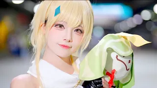 Enchanting Fantasy: Chinese Anime Cute Angel Girl at Cosplay Carnival 2024 🌟👼 #AnimeCarnivalMagic